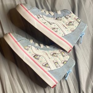 Vans toddler girls high top (unicorn)